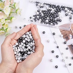 400Pcs 4 Style Synthetic Gemstone Beads&nbsp;G-FH0001-53