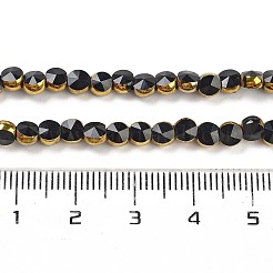 Electroplate Glass Beads Strands&nbsp;EGLA-C005-03D