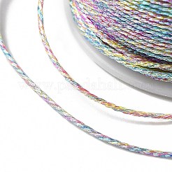 17M Rainbow Color Polyester Sewing Metallic Thread&nbsp;OCOR-E026-08A
