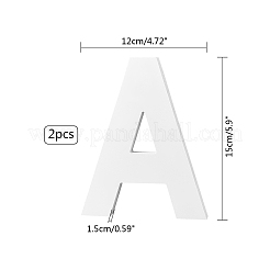 Wooden Letter Ornaments&nbsp;WOOD-WH0104-21