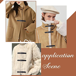 10 Sets Imitation Leather Alloy Button-down Metal Buttons for Bag Making&nbsp;FIND-GF0009-64B