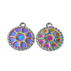 Ion Plating(IP) 304 Stainless Steel Pendant Cabochon Setting&nbsp;STAS-C066-03M