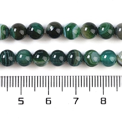 Natural Striped Agate/Banded Agate Beads Strands&nbsp;G-Z060-A01-A19