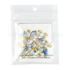 20Pcs 4 Style Glass Teardrop Pendants&nbsp;PALLOY-FS00072