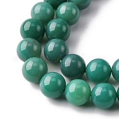 Natural Green Onyx Agate(Dyed & Heated) Beads Strands&nbsp;G-K393-A03-10mm