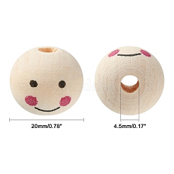 Natural Wood Beads&nbsp;WOOD-T019-13B