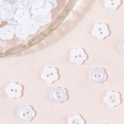 200Pcs 2-Hole Resin Buttons&nbsp;RESI-SP0001-52B