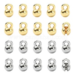 20Pcs Brass Bead Tips&nbsp;KK-FS0002-18G