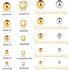 Brass Spacer Beads&nbsp;KK-PH0034-85-WH