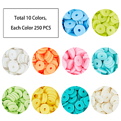 Handmade Polymer Clay Beads&nbsp;CLAY-FH0001-02B-01