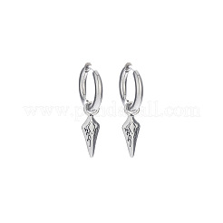 304 Stainless Steel Hoop Dangle Earrings for Men&nbsp;WGD23A3-01