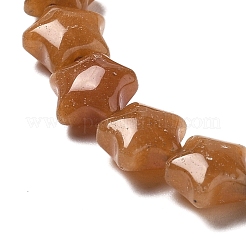 Natural Red Aventurine Beads Strands&nbsp;G-Z080-A22-8mm