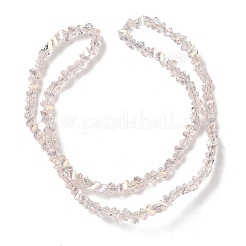 Electroplate Transparent Glass Beads Strands&nbsp;EGLA-P061-04C-AB02