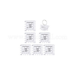 6Pcs PVC Sewing Rulers&nbsp;DIY-NB0012-38D