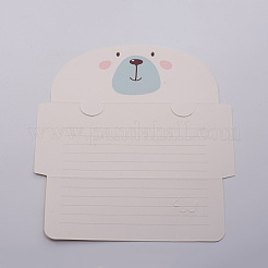 Animal Cartoon Paper Greeting Cards&nbsp;DIY-WH0161-09B