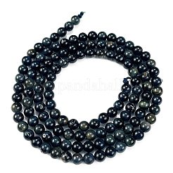 Natural Blue Tiger Eye(Dyed & Heated) Beads Strands&nbsp;LS-G-M438-A04-01