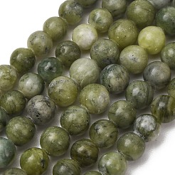 Natural Chinese Jade Beads Strands&nbsp;G-F363-6mm