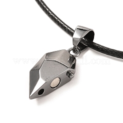 Rack Plating Alloy Heart Pendant Necklaces Sets&nbsp;NJEW-B081-09