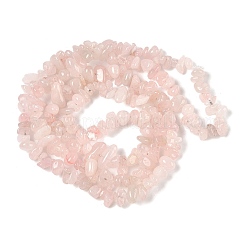 Natural Rose Quartz Chip Bead Strands&nbsp;G-M205-02A