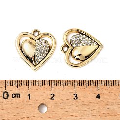 UV Plating Alloy Rhinestone Pendants&nbsp;FIND-A054-06G