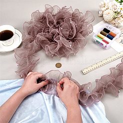 5 Yards Pleated Organza Pleated Lace Ribbon&nbsp;OCOR-PH0004-67B