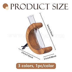 3Pcs 3 Colors Wood Car Air Vent Clips&nbsp;AJEW-DC0003-59