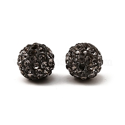 Polymer Clay Rhinestone Beads&nbsp;RB-C1438-10mm-A12