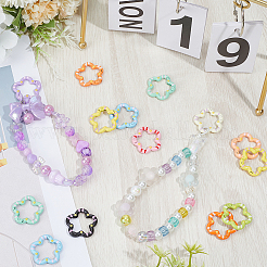 26Pcs Spray Painted Alloy Spring Gate Rings&nbsp;FIND-SC0022-55