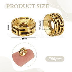 300Pcs Tibetan Style Spacer Beads&nbsp;TIBEP-PH0001-88
