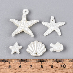 Ocean Theme ABS Plastic Imitation Pearl Beads&nbsp;OACR-T028-94