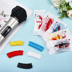 50 Pairs 5 Colors Non-woven Cloth Disposable Microphone Sleeve&nbsp;AJEW-CN0004-87C