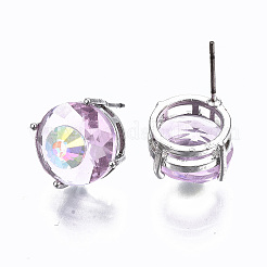 Brass Stud Earrings&nbsp;GLAA-S193-039A-P