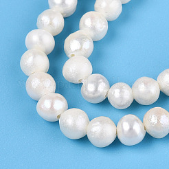 Natural Cultured Freshwater Pearl Beads Strands&nbsp;PEAR-N013-04F
