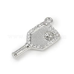 Brass Micro Pave Cubic Zirconia Pendants&nbsp;KK-M322-31P