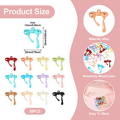 30Pcs Alloy with Spary Painted Pendants&nbsp;FIND-TA0006-81