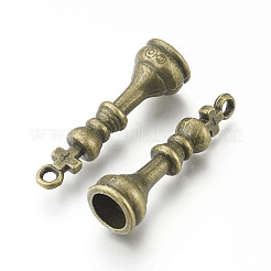 Alloy Chess Pendants&nbsp;PALLOY-H201-05AB