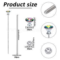 DIY Beaded Garden Stakes Making Kit&nbsp;DIY-FH0010-86B
