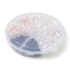 80pcs 4Style ABS Plastic Imitation Pearl Teardrop Beads&nbsp;MACR-AR0001-20