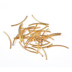 Brass Tube Beads&nbsp;KK-EC295-G-02