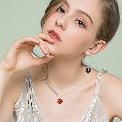 80Pcs 4 Colors  Alloy Enamel Charms&nbsp;FIND-DC0003-43