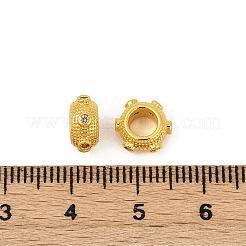 Brass Cubic Zirconia European Beads&nbsp;KK-Q081-11MG
