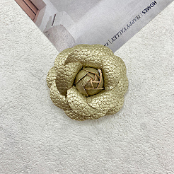 Flower Imitation Leather Shoe Decoration&nbsp;AJEW-WH20020-341C