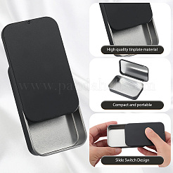 6Pcs Slide Top Tinplate Trinket Storage Boxes&nbsp;CON-SP0001-23E