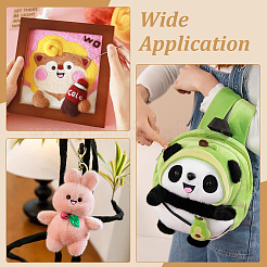 1 Bag Felt Craft Doll Mouth&nbsp;AJEW-FG0004-91B