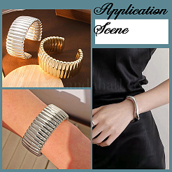 1 Set CCB Plastic Bracelets & Bangles Set for Women&nbsp;BJEW-SP0001-37