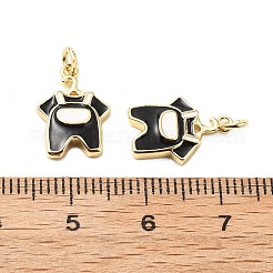 Brass Enamel Charms&nbsp;KK-L237-026G