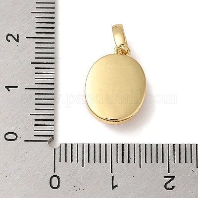 Rack Plating Brass with Synthetic Opal Pendants&nbsp;KK-S370-09G-01-1