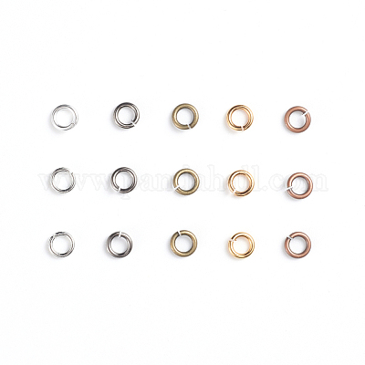 Brass Open Jump Rings&nbsp;KK-JQ0001-02-5mm-1