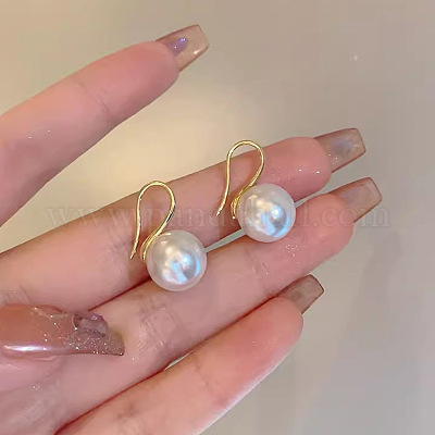 Alloy Imitation Pearl Dangle Earrings&nbsp;WGC0511-06-1