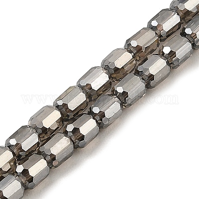 Electroplate Transparent Glass Beads Strands&nbsp;GLAA-C029-02A-02-1